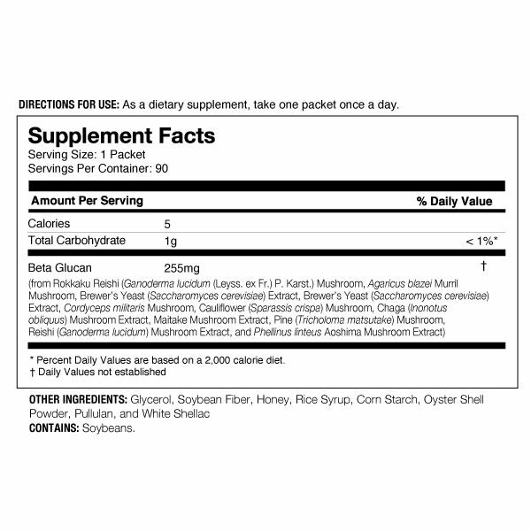 Beta (β)-Glucan / 3 mth supply (90 packets)
