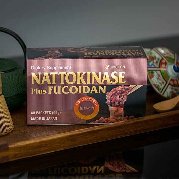Nattokinase (plus Fucoidan) / 2 mth supply (60 packets)