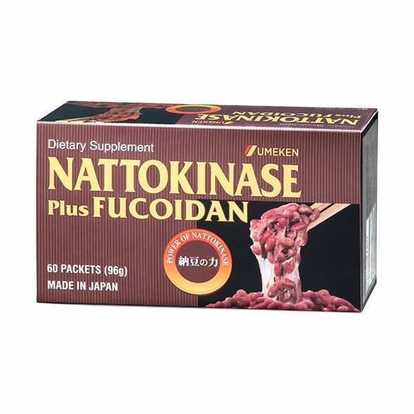 Nattokinase (plus Fucoidan) / 2 mth supply (60 packets)